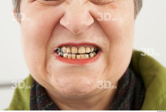 Teeth Woman White Casual Chubby