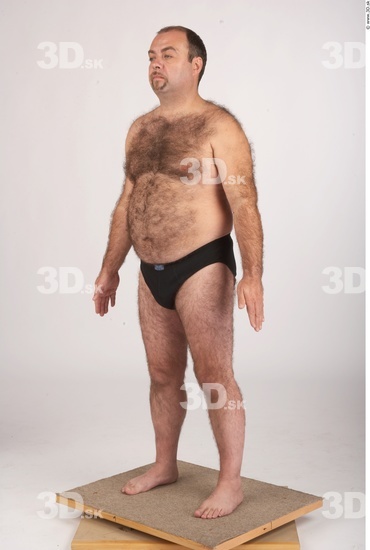 Whole Body Man Underwear Shoes Chubby Studio photo references