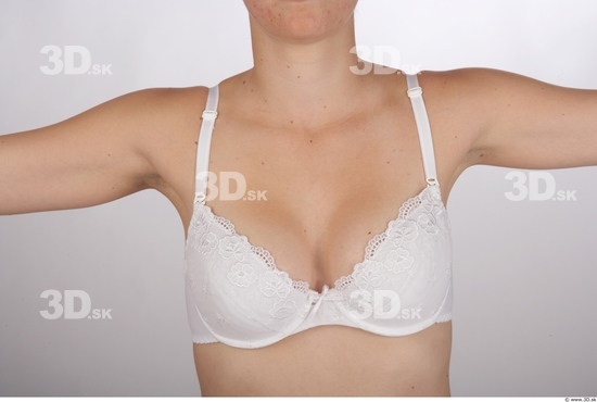 Chest Whole Body Woman Underwear Bra Chubby Studio photo references