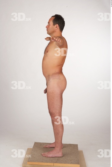 Whole Body Man T poses White Nude Average Studio photo references