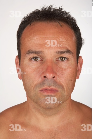 Whole Body Head Man White Average Studio photo references