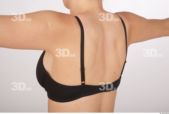 Whole Body Back Woman Underwear Slim Studio photo references