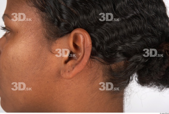 Ear Whole Body Woman Chubby Studio photo references