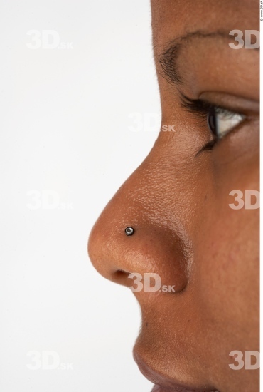 Nose Whole Body Woman Piercing Chubby Studio photo references