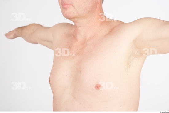 Chest Whole Body Man Nude Average Studio photo references