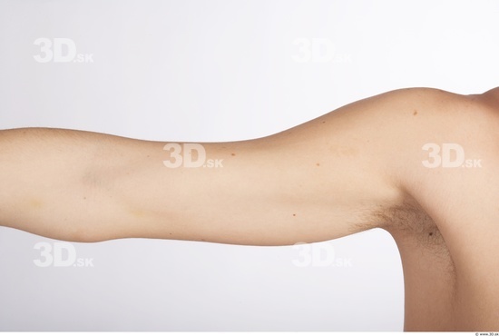 Arm Whole Body Man Nude Slim Studio photo references
