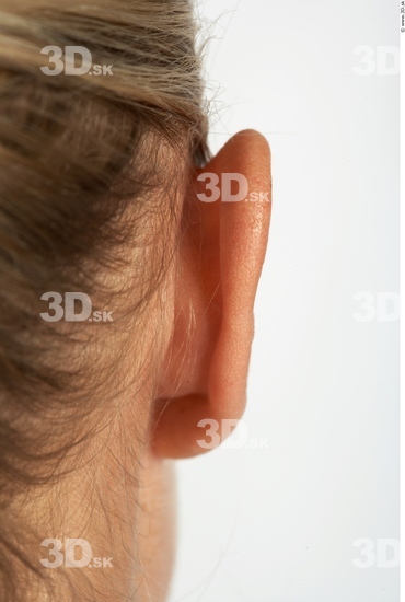 Ear Whole Body Woman Slim Studio photo references