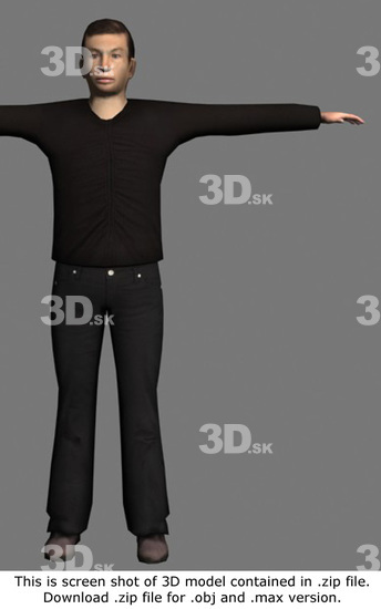 Whole Body Woman White 3D Models