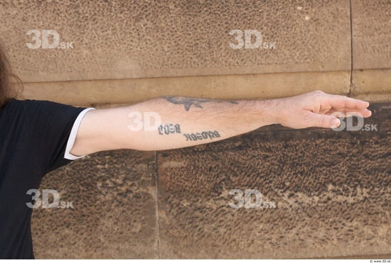 Arm Man White Tattoo Average