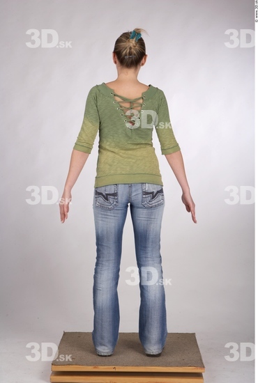 Whole Body Woman Animation references Nude Casual Average Studio photo references