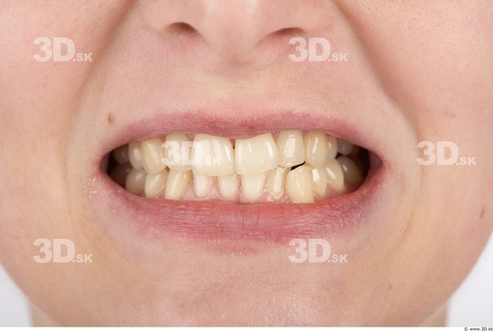 Whole Body Teeth Woman Animation references Nude Average Studio photo references