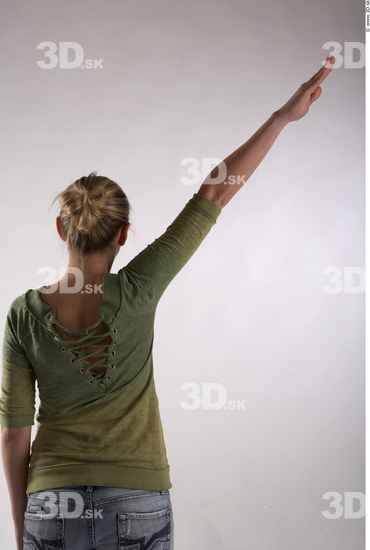 Arm Woman Animation references White Casual T shirt Average