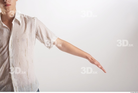 Arm Man Animation references White Casual Shirt Average
