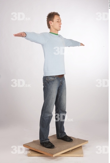 Whole Body Man Animation references T poses Nude Casual Athletic Studio photo references