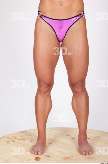 Leg Whole Body Woman Nude Underwear Muscular Panties Studio photo references