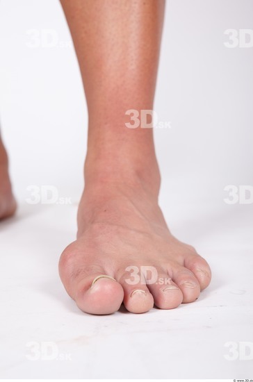 Foot Whole Body Woman Nude Muscular Studio photo references