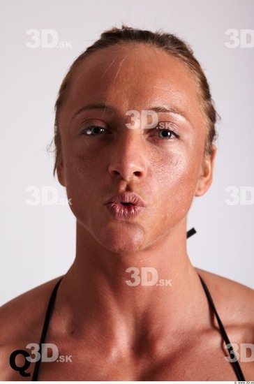 Head Phonemes Woman White Muscular