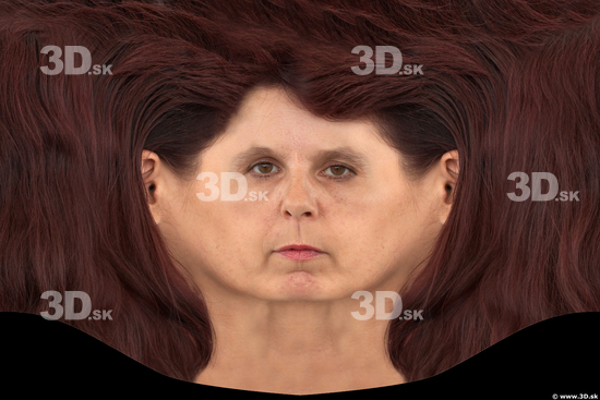 Woman White Head textures