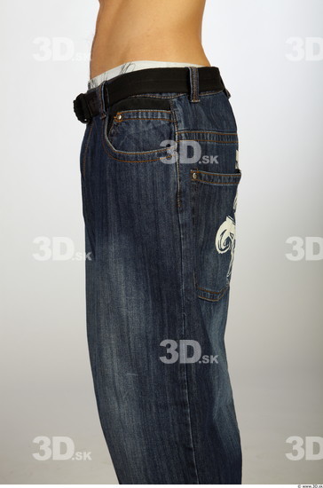 Thigh Man Animation references Asian Casual Jeans Average Studio photo references