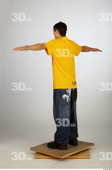 Whole Body Man Animation references T poses Asian Casual Average Studio photo references