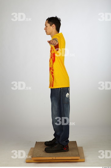Whole Body Man Animation references T poses Asian Casual Average Studio photo references