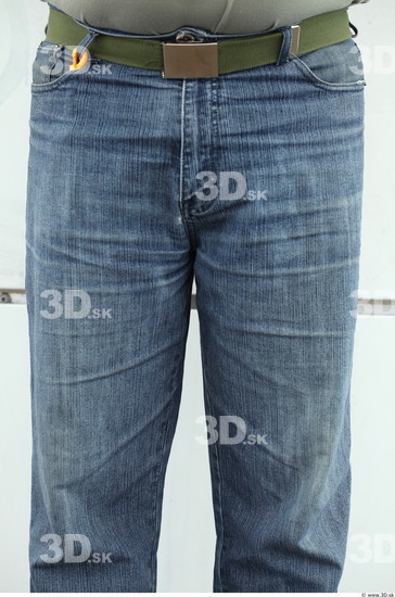 Thigh Man Casual Jeans Overweight Street photo references