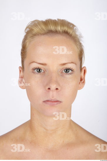 Whole Body Woman White Slim Studio photo references