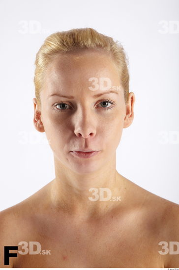 Head Phonemes Woman Slim Studio photo references