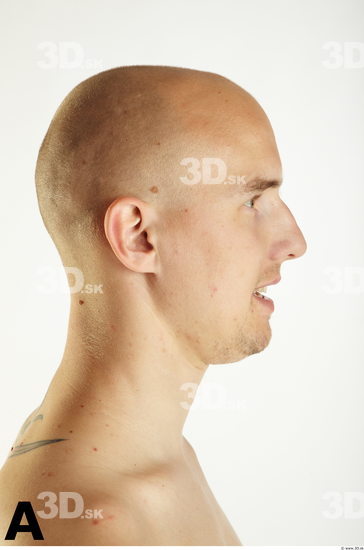 Head Phonemes Man White Slim Bald