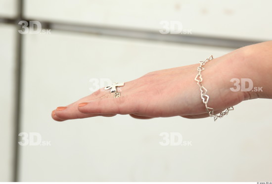 Hand Woman White Jewel Slim