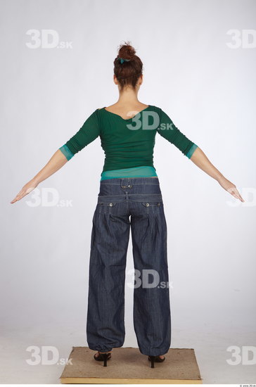 Whole Body Woman Animation references Casual Average Studio photo references