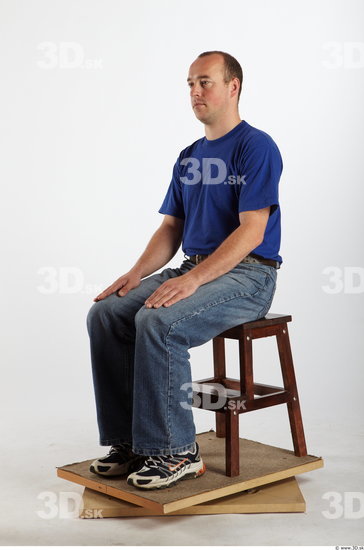 Whole Body Man Artistic poses Casual Average Studio photo references