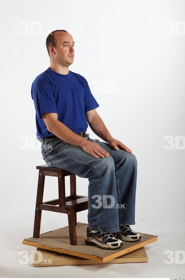 Whole Body Man Artistic poses Casual Average Studio photo references