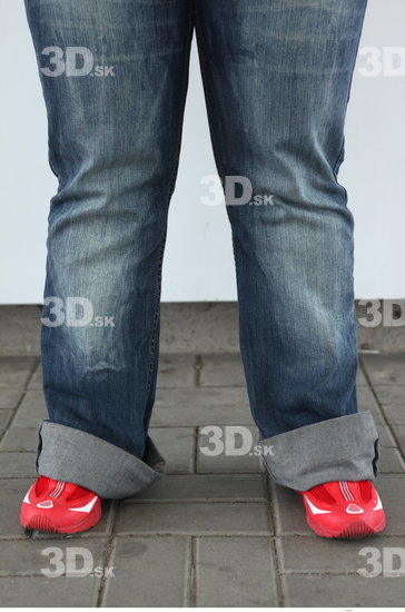 Calf Woman Casual Jeans Average Chubby Street photo references
