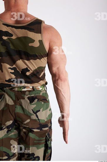 Arm Man Animation references White Army Muscular