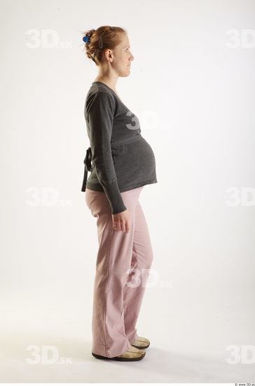 Woman White Pregnant Studio photo references