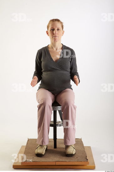 Woman White Pregnant Studio photo references