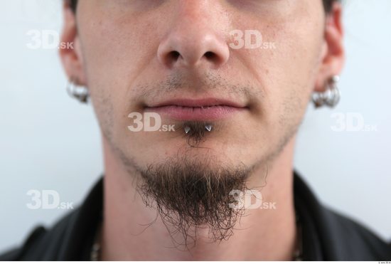 Mouth Man Average Bearded Street photo references