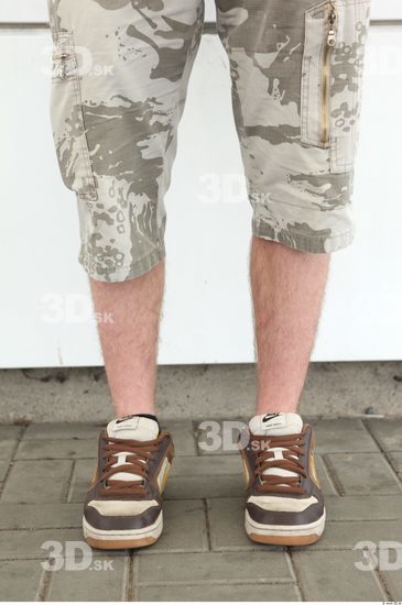 Calf Man Casual Shorts Athletic Street photo references