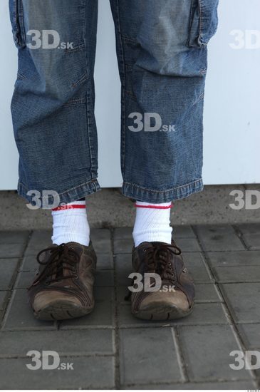 Calf Man Jeans Street photo references