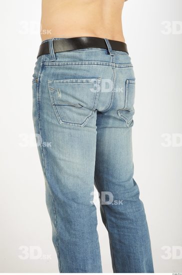 Thigh Man Tattoo Casual Jeans Athletic Studio photo references