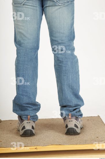 Calf Man Tattoo Casual Jeans Athletic Studio photo references