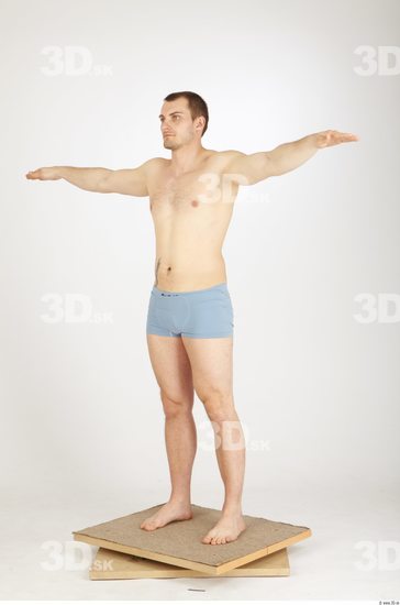 Whole Body Man T poses Tattoo Casual Underwear Athletic Studio photo references