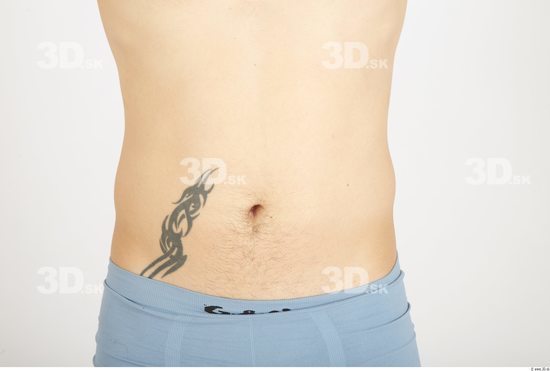 Belly Man Tattoo Casual Underwear Athletic Studio photo references