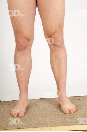 Calf Man Tattoo Nude Casual Athletic Studio photo references