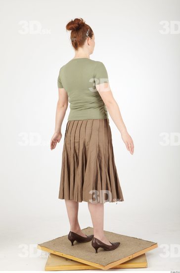 Whole Body Woman Animation references Casual Overweight Studio photo references