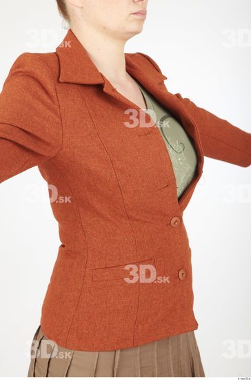 Upper Body Whole Body Woman Animation references Casual Jacket Overweight Studio photo references