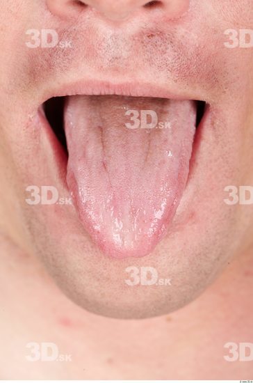 Whole Body Tongue Man Sports Muscular Studio photo references