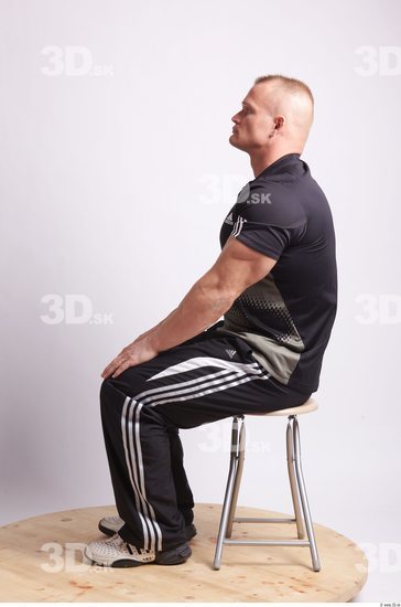 Whole Body Man Artistic poses White Sports Muscular