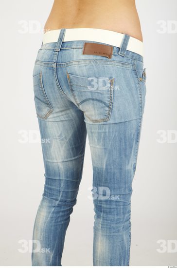 Thigh Woman Casual Jeans Average Studio photo references